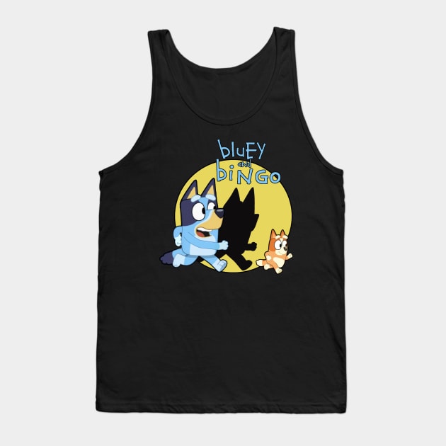 run bluey and bingo Tank Top by Dossol2024